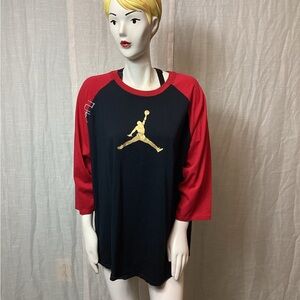 Nike Jordan SRT CNY 3/4 raglan tee; Size: XXL